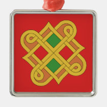 Durrow Knotwork 2016 Red and Green