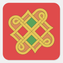 Durrow Knotwork 2016 Red and Green