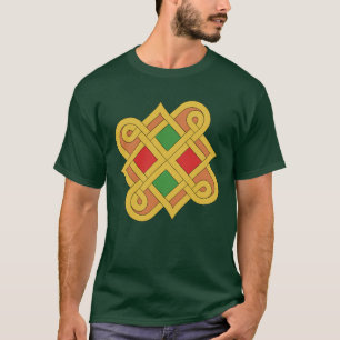 Durrow Knotwork 2016 Red and Green T-Shirt