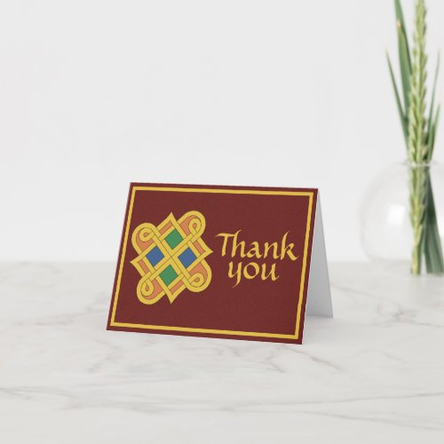 Durrow Knotwork 2016 Thank You Card