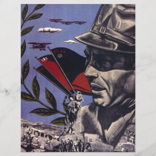 Durruti spanish civil war original poster 1936 FAI
