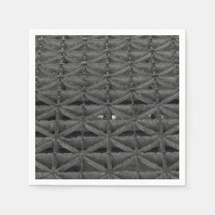 Dusable Bridge Abstract Grayscale Paper Napkins