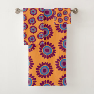 Dushi Sunflower Pattern 3 Bath Towel Set