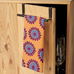 Dushi Sunflower Pattern 3 Kitchen Towel