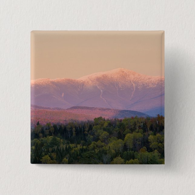Dusk and Mount Washington in new Hampshire's Button (Front)