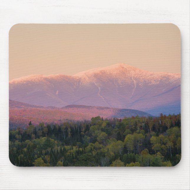 Dusk and Mount Washington in new Hampshire's Mouse Pad (Front)