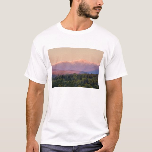 Dusk and Mount Washington in new Hampshire's T-Shirt (Front)