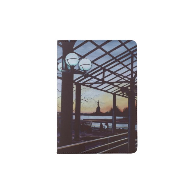 Dusk at Freedom's Birthplace, Ellis Island Passport Holder (Front)