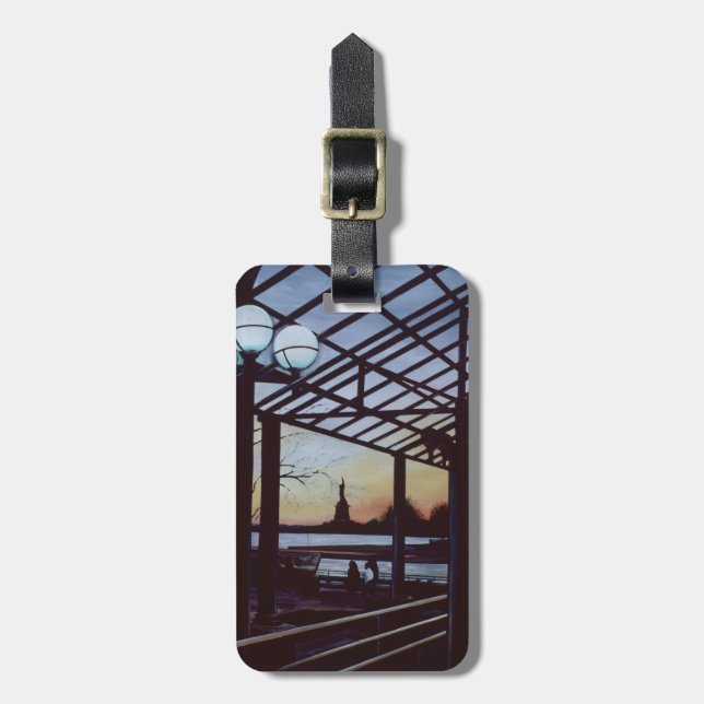 Dusk at Freedom's Birthplace Luggage Tag (Front Vertical)