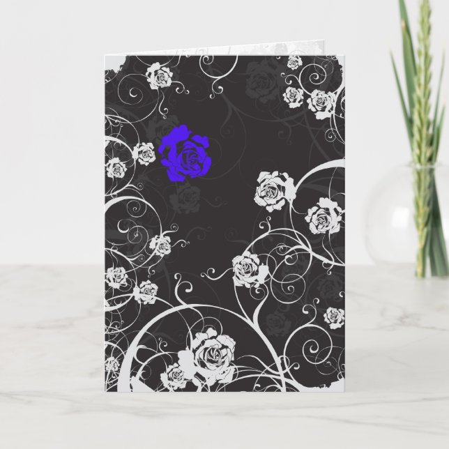 Dusk Blue Greeting Card (Front)