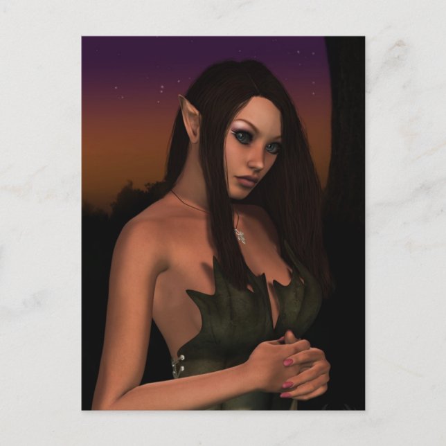 Dusk Elf Postcard (Front)