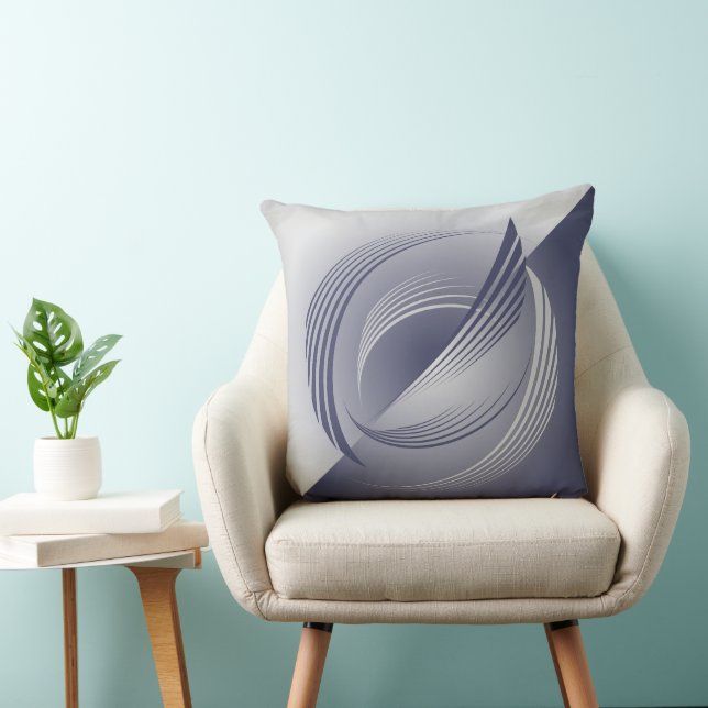 Dusk feathers throw pillow (Chair)