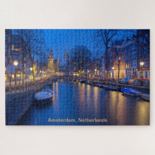 Dusk in Amsterdam Jigsaw Puzzle