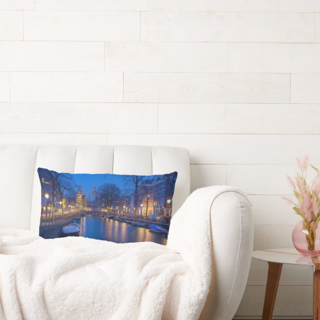 Dusk in Amsterdam Lumbar Pillow (Couch)