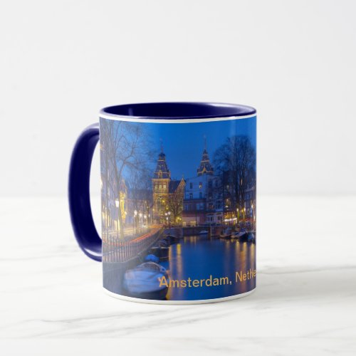 Dusk in Amsterdam Mug