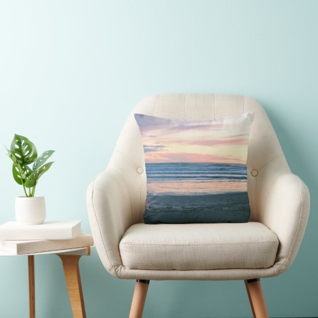 Dusk in Klamath, California..... Throw Pillow (Chair)