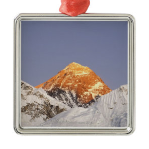 Dusk in Mount Everest, Nepal Metal Ornament