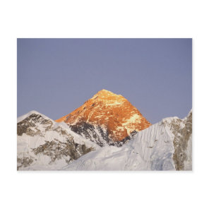 Dusk in Mount Everest, Nepal Postcard