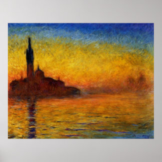Dusk in Venice Print