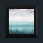 Dusk on the Bay - Watercolor Gift Box<br><div class="desc">Dusk on the Bay II by Grace Popp. Watercolor scene with cloud-like shapes.</div>
