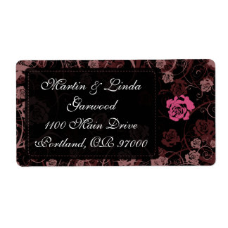 Dusk Romance Shipping Label