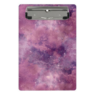 Dusk Rose Galaxy Series Design 1 Mini Clipboard