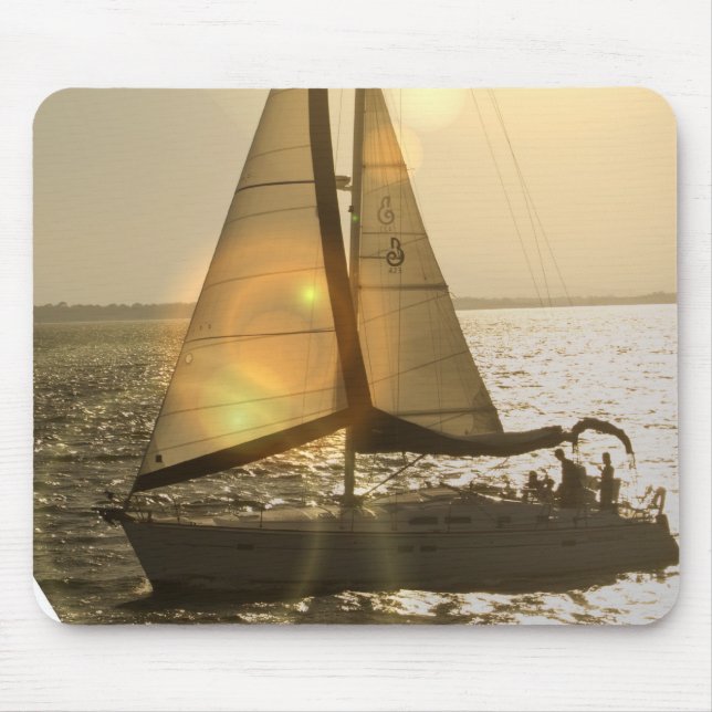 Dusk Sailing Mouse Pad (Front)