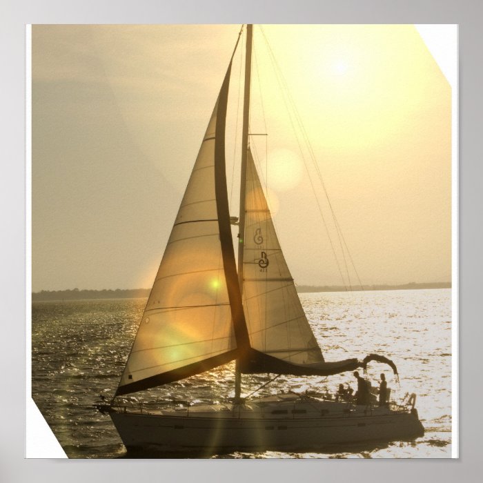 Dusk Sailing Poster