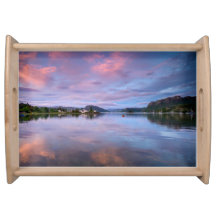 Dusk Sky Reflections on Loch Carron