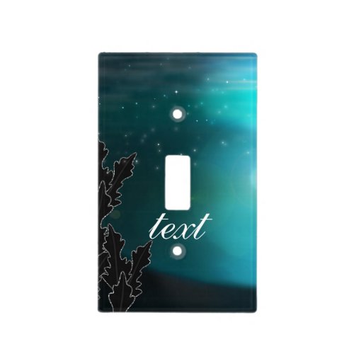 Dusk to Dawn Blue Glow Fantasy Light Switch Cover