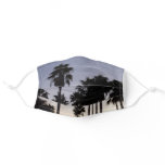 Dusk with Palm Trees Tropical Scene Adult Cloth Face Mask