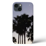 Dusk with Palm Trees Tropical Scene iPhone 13 Case