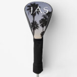 Dusk with Palm Trees Tropical Scene Golf Head Cover