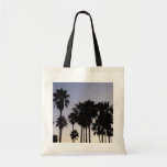 Dusk with Palm Trees Tropical Scene Tote Bag