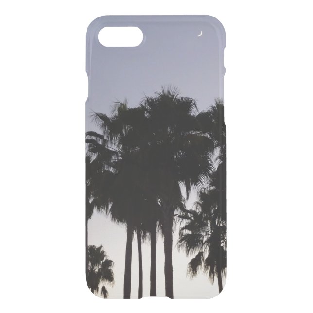 Dusk with Palm Trees Tropical Scene Uncommon iPhone Case (Back)