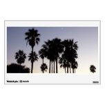 Dusk with Palm Trees Tropical Scene Wall Sticker