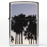 Dusk with Palm Trees Tropical Scene Zippo Lighter