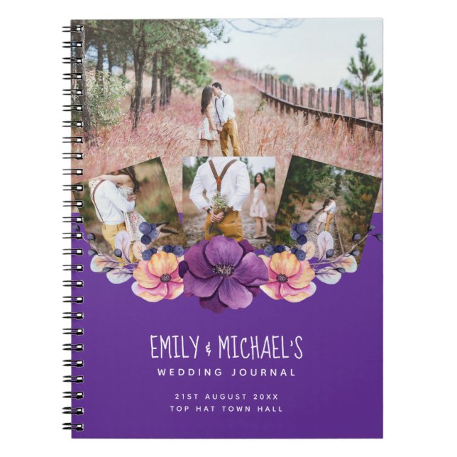 DuskTillDawn Wedding Journal Guest Book Planner (Front)