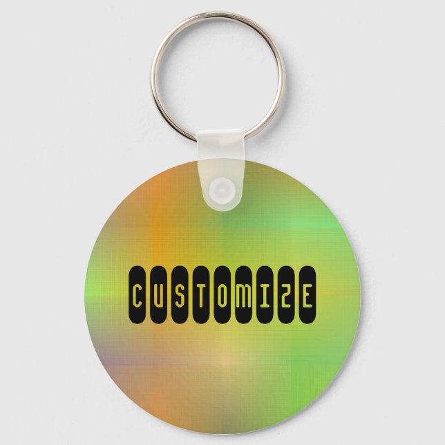 Dusky Color V - Template Keychain (Front)