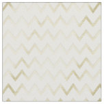Dusky Faux Green-Faux Gold Chevron Pattern Fabric