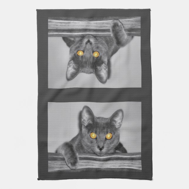 Dusky Gold Kitchen Towel (Vertical)