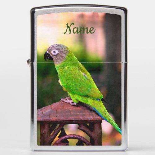 Dusky Headed Conure Parrot Personalized Zippo Lighter