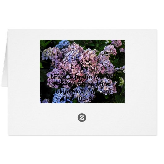 Dusky Hydrangeas (Back Horizontal)