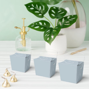 Dusky Light Winter Blue - Favor Boxes