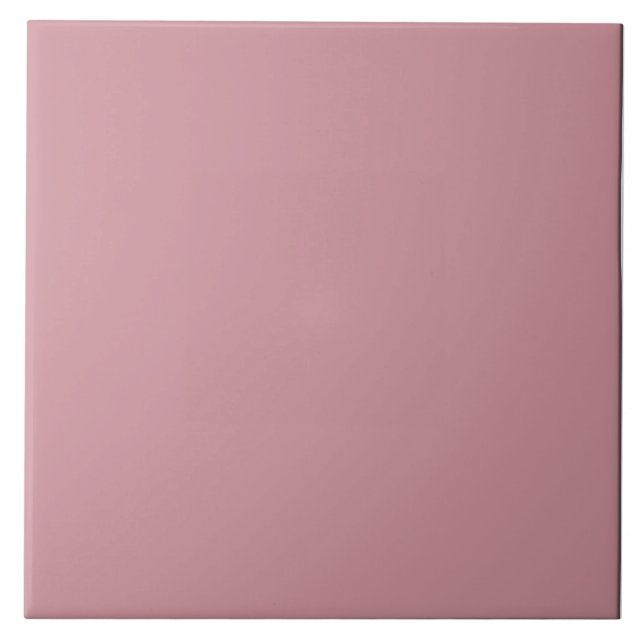 Dusky Muted Berry Ceramic Tile. Ceramic Tile (Front)