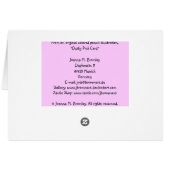 Dusky Pink Card (Back Horizontal)