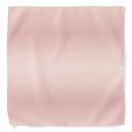 Dusky Pink Gradient Stripes Bandana