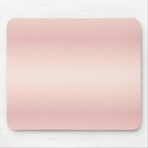 Dusky Pink Gradient Stripes Mouse Pad