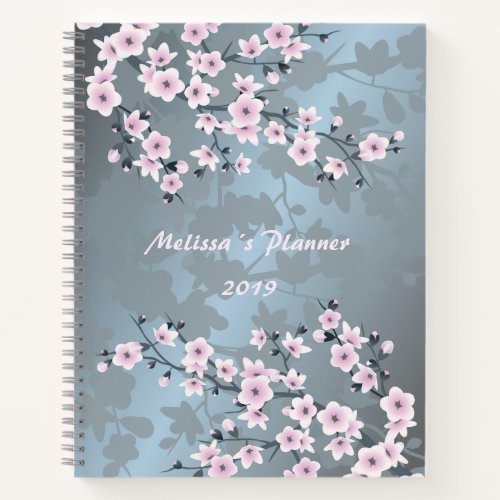 Dusky Pink Grayish Blue Notebook