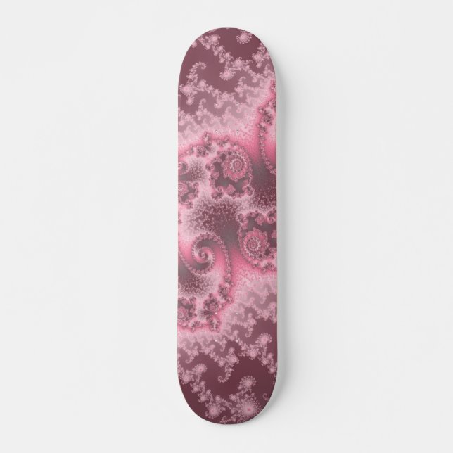 Dusky Pink Jellyfish Skateboard (Front)